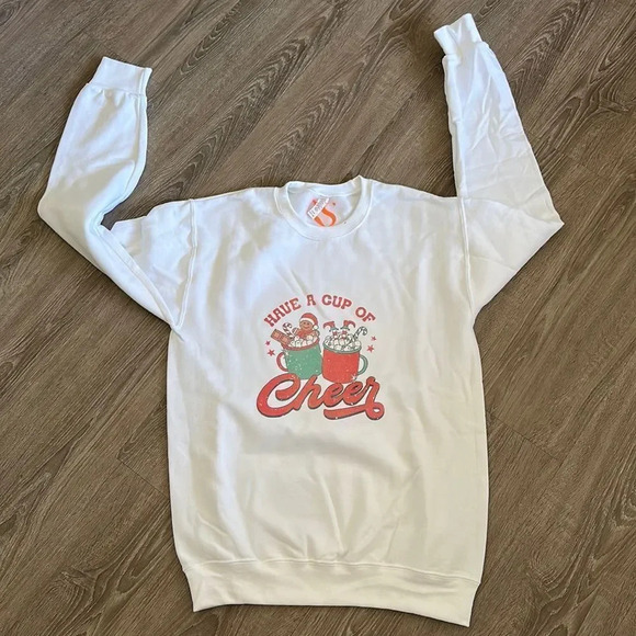 Sweaters - White sweatshirt ​